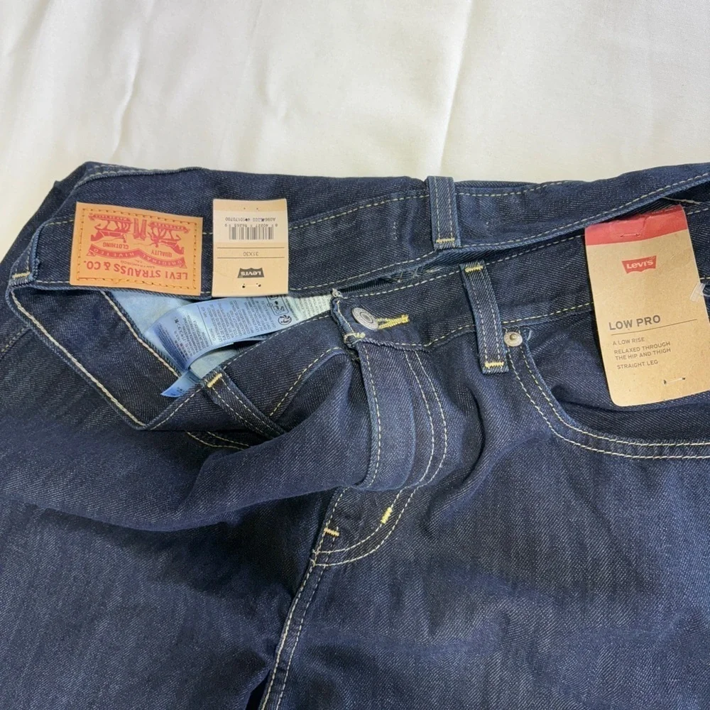 Levi's Dark Blue Straight Men's Jeans 31X30